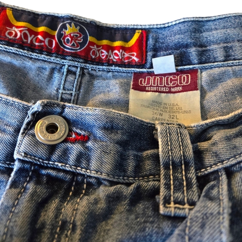 Vintage JNCO Denim Carpenter Jeans Y2K - Picture 10 of 15